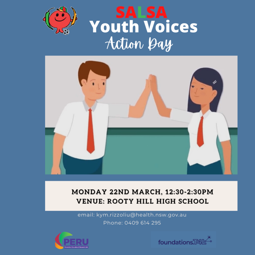 SALSA Youth Voices Action Day - Prevention Education & Research Unit