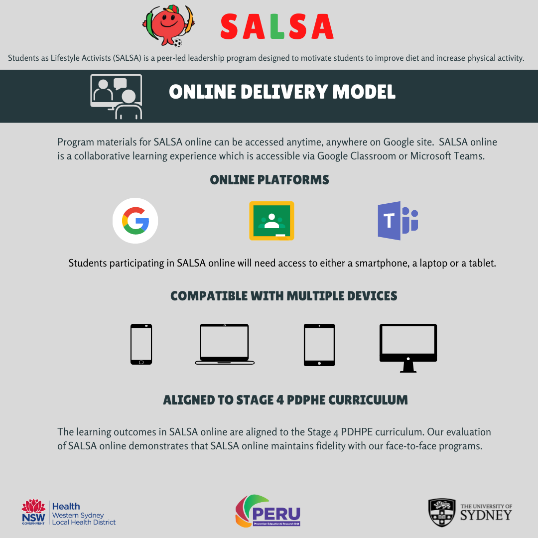 SALSA Online Delivery Model