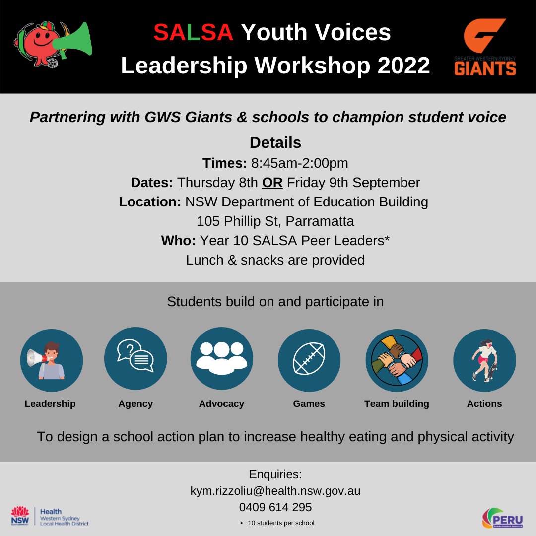 SALSA Youth Voices Leadership workshop