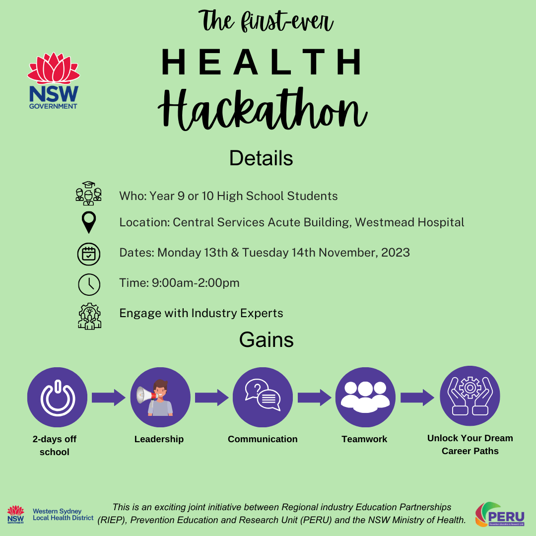 The Health Hackathon, Monday 13th and Tuesday 14th November 2023
