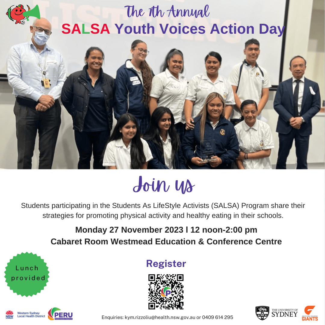 SALSA Youth Voices Action Day, Monday 27th November 2023