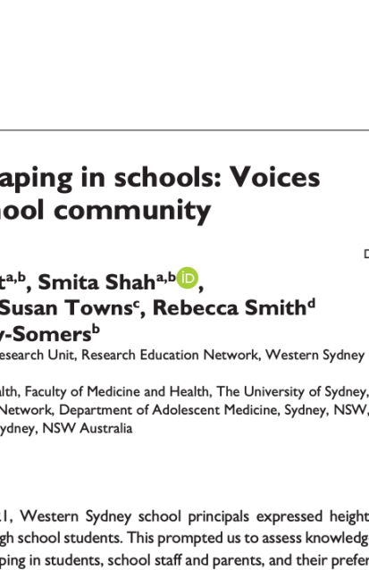 Unpacking vaping in schools journal article 2
